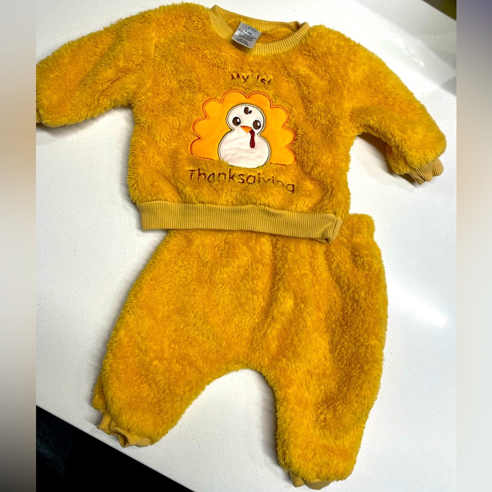 Thanksgiving jumpsuit for infants - My First Thanksgiving